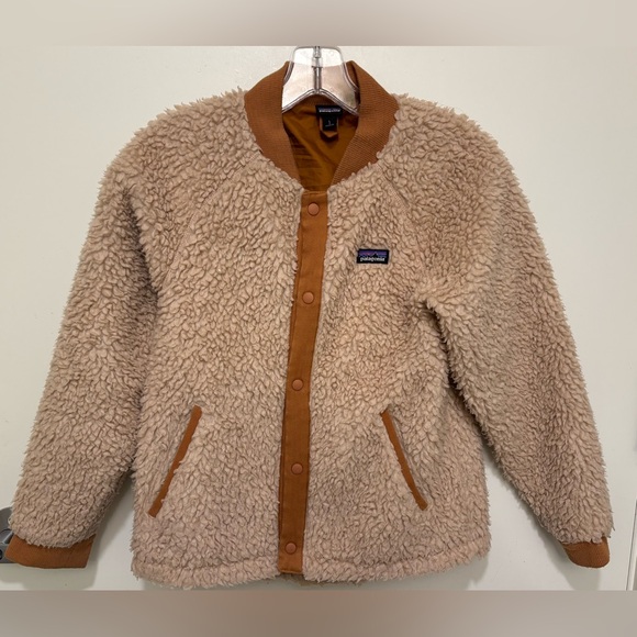 Patagonia Retro - X fleece bomber jacket Size Large Girls - Picture 1 of 10